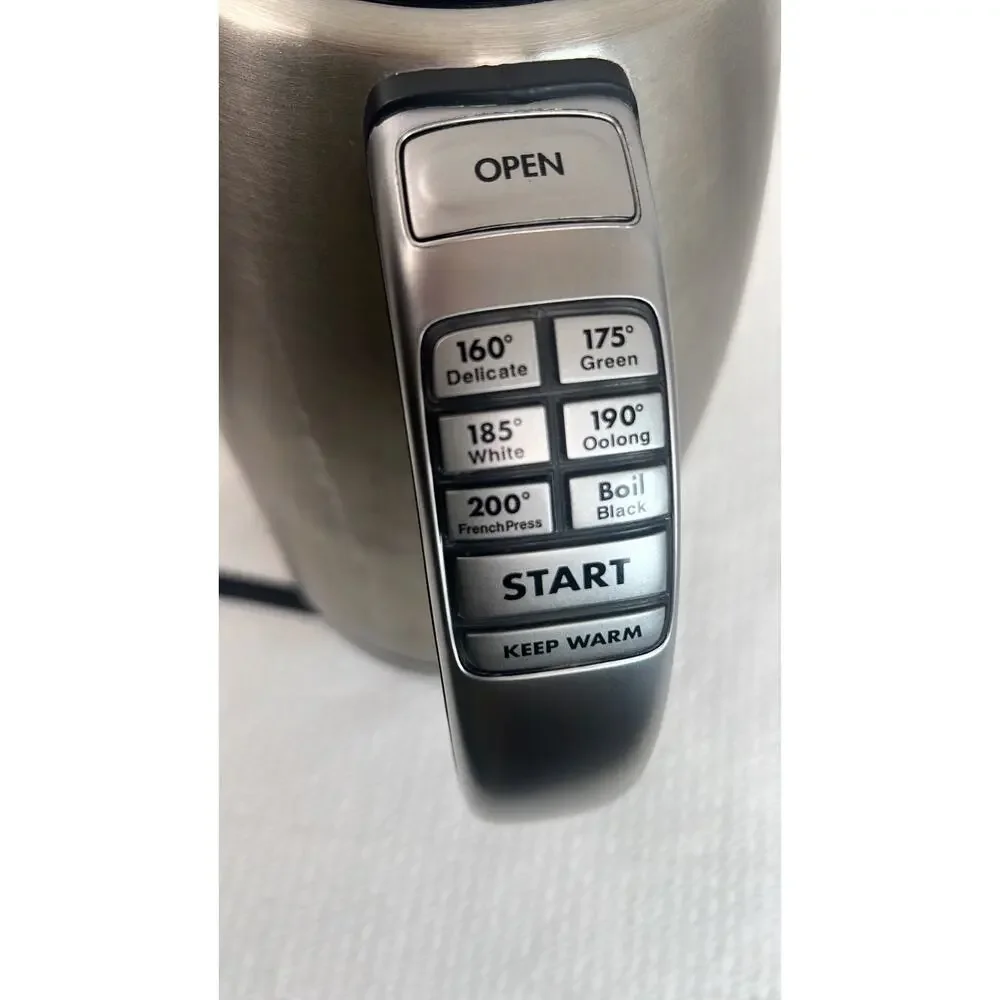 Cuisinart CPK-17 1.7L Programmable Electric Kettle Stainless Steel Tested Works
